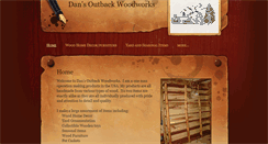 Desktop Screenshot of dansoutbackwoodworks.com